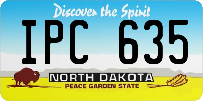 ND license plate IPC635