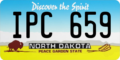 ND license plate IPC659