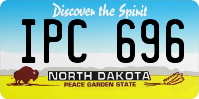 ND license plate IPC696