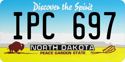 ND license plate IPC697