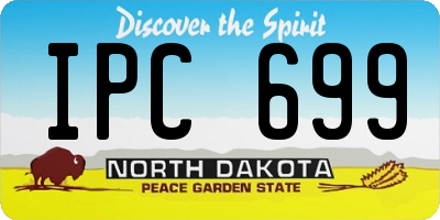 ND license plate IPC699