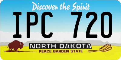 ND license plate IPC720