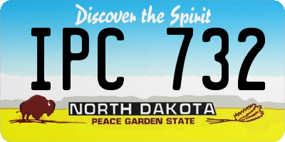 ND license plate IPC732
