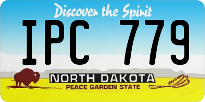 ND license plate IPC779