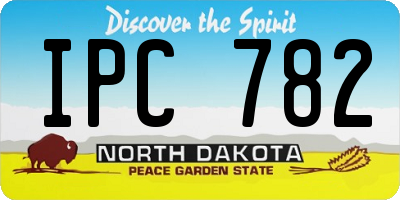 ND license plate IPC782