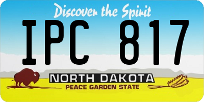 ND license plate IPC817