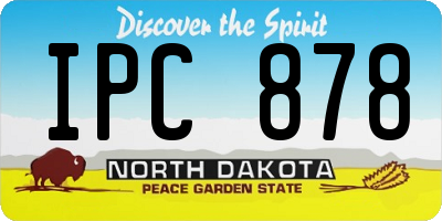 ND license plate IPC878