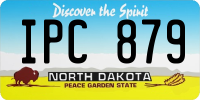 ND license plate IPC879