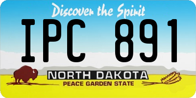 ND license plate IPC891