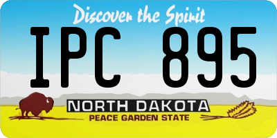 ND license plate IPC895