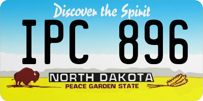 ND license plate IPC896