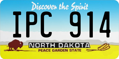 ND license plate IPC914