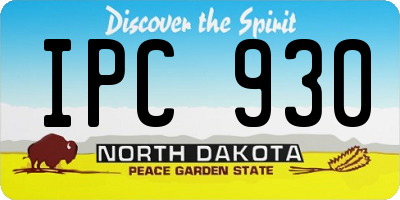 ND license plate IPC930