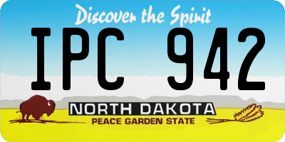 ND license plate IPC942
