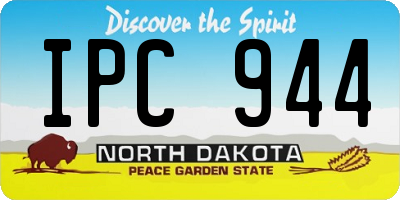 ND license plate IPC944