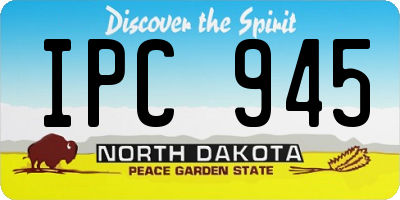 ND license plate IPC945