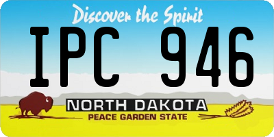 ND license plate IPC946