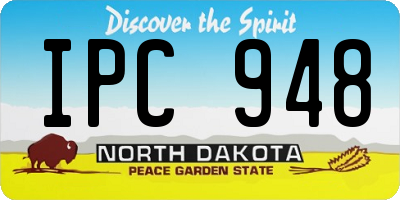 ND license plate IPC948
