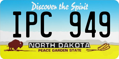 ND license plate IPC949