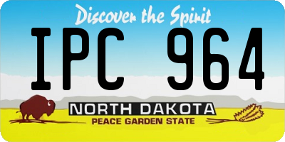 ND license plate IPC964