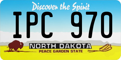 ND license plate IPC970