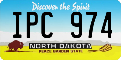 ND license plate IPC974