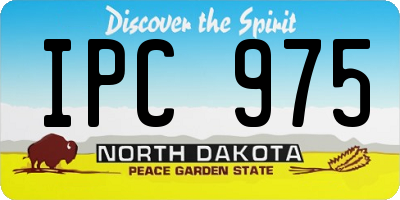 ND license plate IPC975