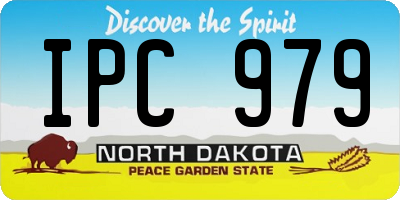 ND license plate IPC979