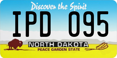 ND license plate IPD095