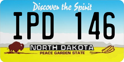ND license plate IPD146