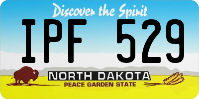 ND license plate IPF529
