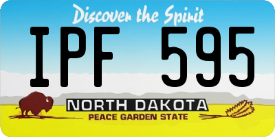 ND license plate IPF595