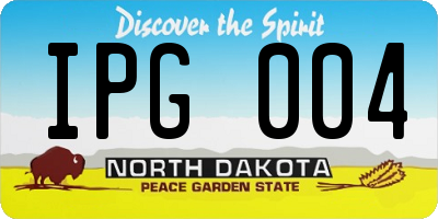 ND license plate IPG004
