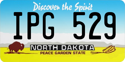ND license plate IPG529