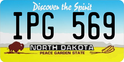 ND license plate IPG569