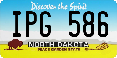 ND license plate IPG586
