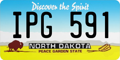 ND license plate IPG591