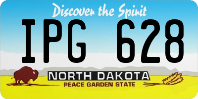 ND license plate IPG628