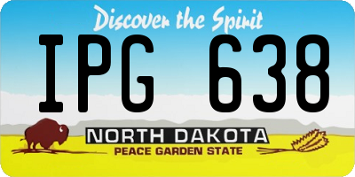 ND license plate IPG638