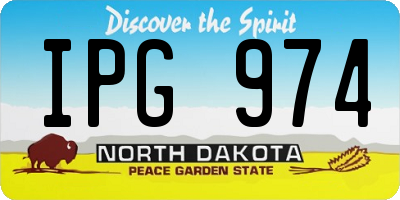 ND license plate IPG974