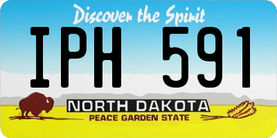 ND license plate IPH591