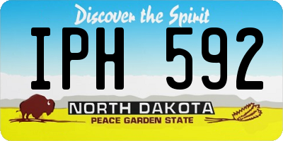 ND license plate IPH592