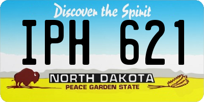 ND license plate IPH621