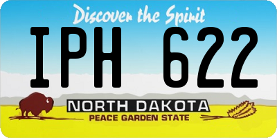 ND license plate IPH622