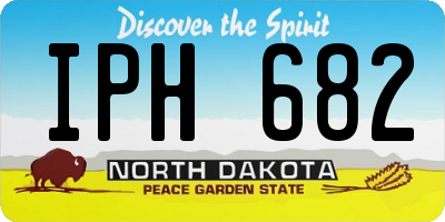 ND license plate IPH682