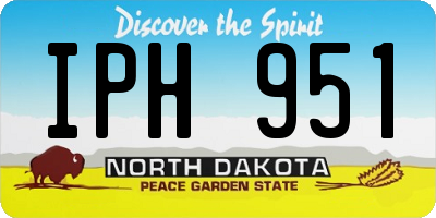 ND license plate IPH951
