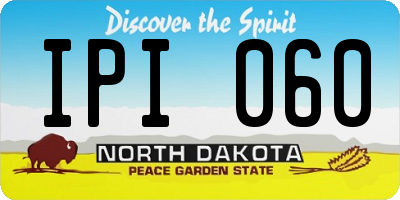 ND license plate IPI060