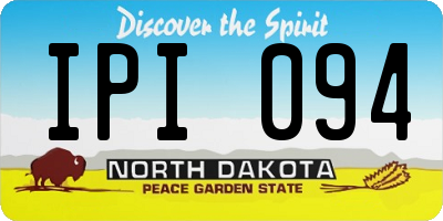ND license plate IPI094