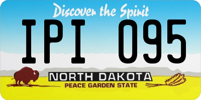 ND license plate IPI095