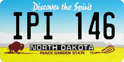 ND license plate IPI146